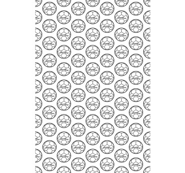 Store enrouleur sport motif handball noir et blanc - TenStickers