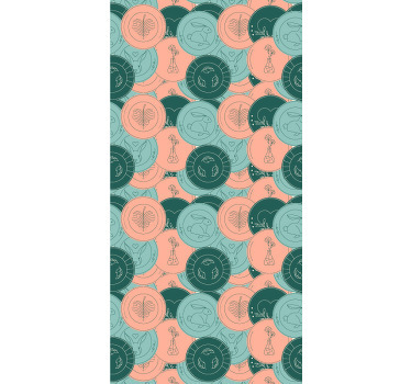 Estor enrollable cocina de estilo vegano - TenVinilo