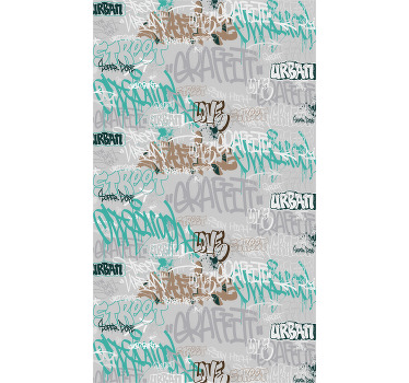Graffiti text teen window blind - TenStickers