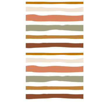 Stores bébés rayures style bohème - TenStickers