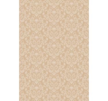 Damask beige pattern vintage roller blind - TenStickers