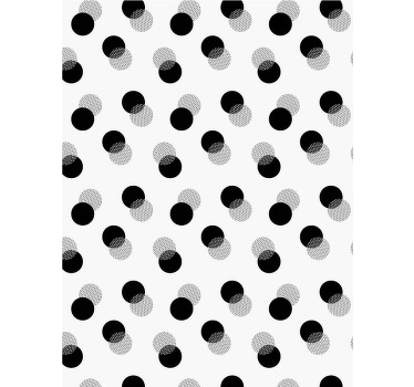 带几何圆点设计的卷帘 - TenStickers