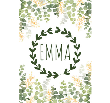 Redőnyök gyerekek egyedi babérkoszorú - TenStickers