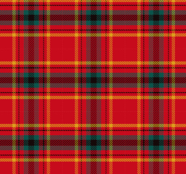 Rollos rot weihnachtliche rote tartan-textur - TenStickers
