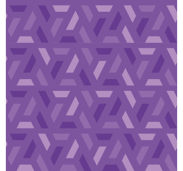 geometric lilac tones Living room blind - TenStickers