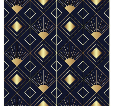 Rollo Fenster Elegant art-déco-stil - TenStickers