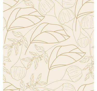 Rollo Fenster Elegant dünnes pflanzenmuster - TenStickers