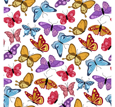 Barevné provedení Motýlí roleta - TenStickers