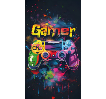 Rollo Fenster Geek bunter Controller - TenStickers