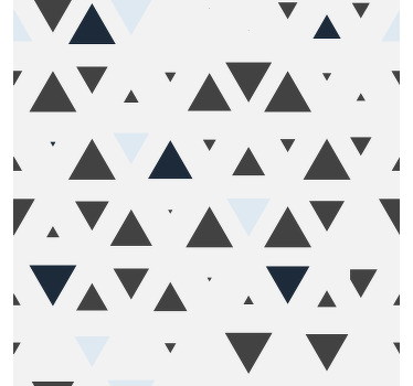Minimalistisk trekantmønster Skandinaviske rullegardiner - TenStickers