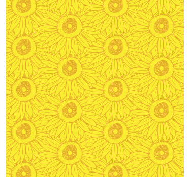 Light sunflower shades Yellow blind - TenStickers