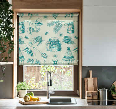 Küchenfenster Rollo Rollos für Küchenfenster TenStickers