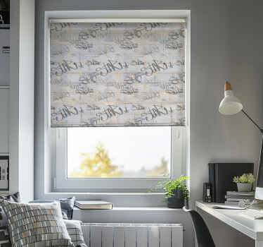Rollo Fenster Originell graue graffiti - TenStickers