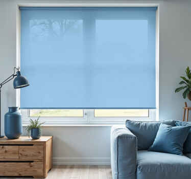 Store enrouleur monochrome ciel bleu - TenStickers