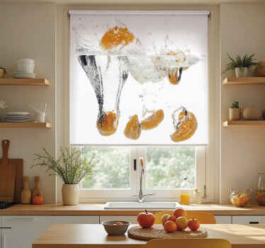 Estore de rolo para cozinha frutas na água - TenStickers