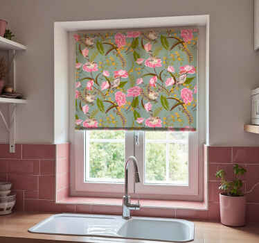Rollo für Küche blumen - TenStickers