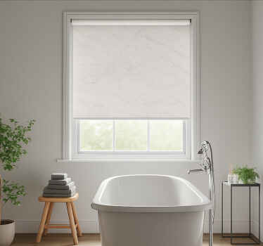 Marble style bathroom window blind - TenStickers