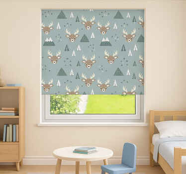 Nordic dear design children room roller blind - TenStickers