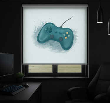 Store enrouleur geek conception artistique de console de jeu - TenStickers