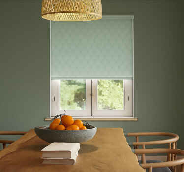 Rollo esszimmer mintgrüne diamanten - TenStickers