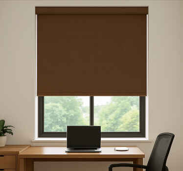 Rollo fenster home office braun - TenStickers