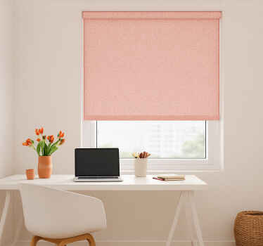Rollo fenster home office mit süßem rosa muster - TenStickers