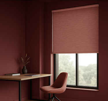 Rullgardin kontor modern dammrosé - Tenstickers