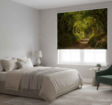 Rollo fenster baum englischer grüner weg - TenStickers