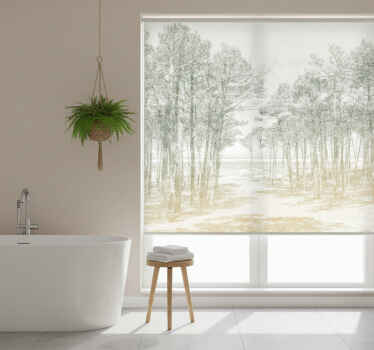 Tree blind vintage forest shore - TenStickers