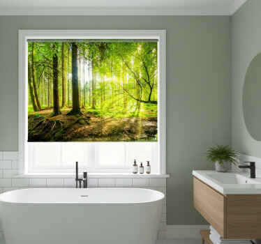 Lush mountain valley tree blind - TenStickers