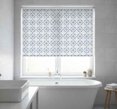 Rollo fenster badezimmer mit elegantem geometrischen design - TenStickers