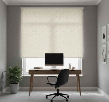 Roleta do kancelárie s elegantnými zakrivenými vzormi - Tenstickers