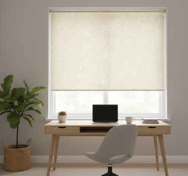 Roleta do kancelárie jemná béžová a biela - Tenstickers