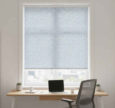 Roleta do kancelárie s modernými líniovými vzormi - Tenstickers