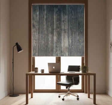 Roleta do kancelárie šedý rozbitý rustikálny vzor - Tenstickers