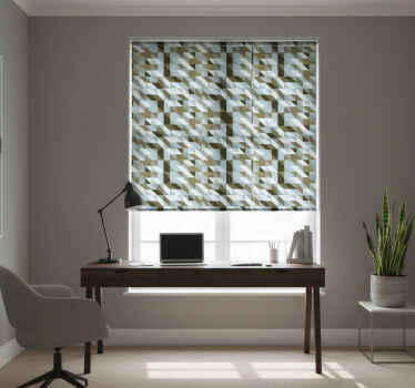 Roleta do kancelárie moderné trojuholníky - Tenstickers