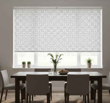 Rullegardin spisestue geometriske spiraler - Tenstickers