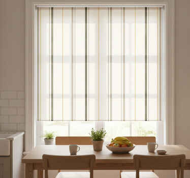 Store enrouleur cuisine rayures verticales beige - TenStickers