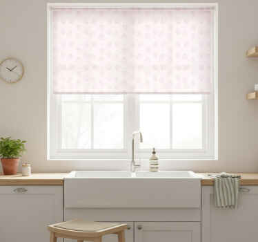 Rollo fenster küche mit gepunktetem muster - TenStickers