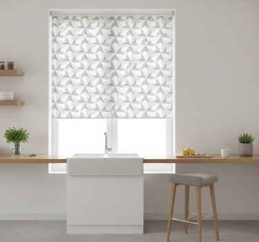 Estor enrollable cocina azulejos de cemento contemporáneos - TenVinilo