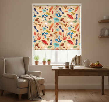 Rollo fenster küche waschzeichnung pilzset - TenStickers