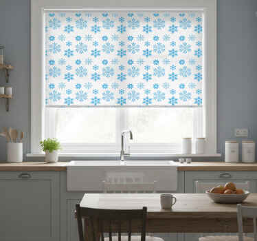 Rollo fenster küche schneekristall - TenStickers