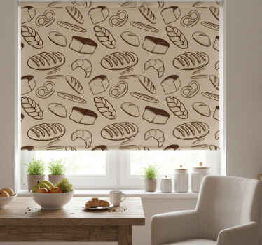 Blinds in a kitchen bakery seamless - TenStickers