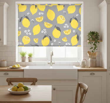 Rollo fenster küche tropische zitrone - TenStickers