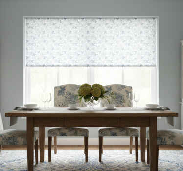 Estor enrollable comedor estilo floral grandmillenial - TenVinilo