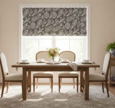 Rullegardin spisestue fransk provinsiell hage mønster - Tenstickers