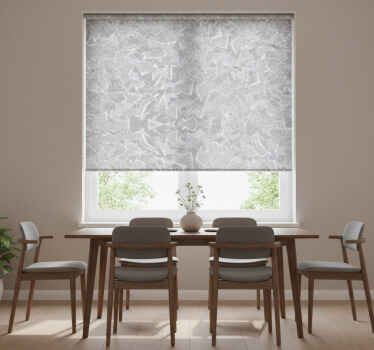 Rullegardin spisestue grå 80-talls grafikk - Tenstickers