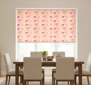 Rullegardin spisestue glade klassiske sopper - Tenstickers