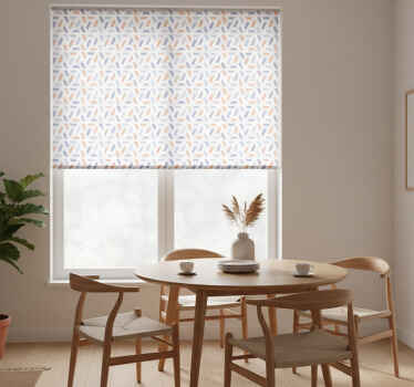 Rullegardin spisestue nordisk stil geometriske linjer - Tenstickers