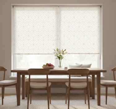 Rullegardin spisestue moderne geometriske mønstre - Tenstickers